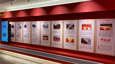 灌南交通局黨建滑軌屏