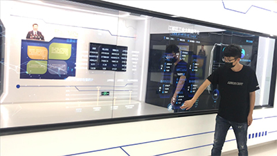 社會治理展示廳鏡面顯示屏