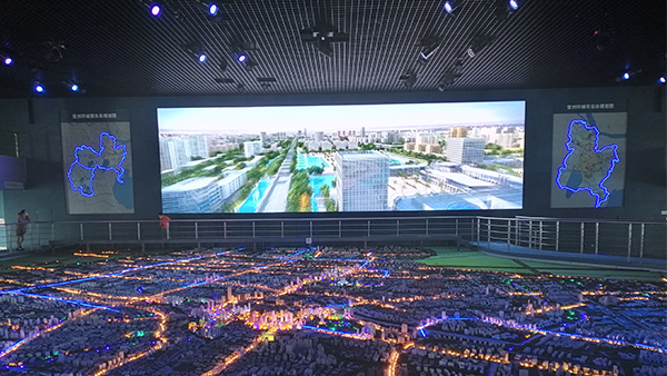 常州規(guī)劃館電子沙盤