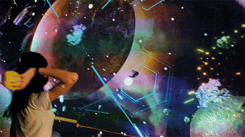 墻面互動(dòng)投影體驗(yàn)