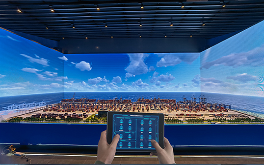 山東港口展館中控