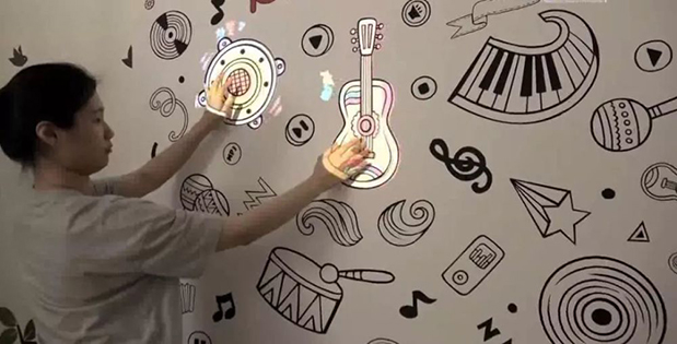 霍格沃茲投影墻