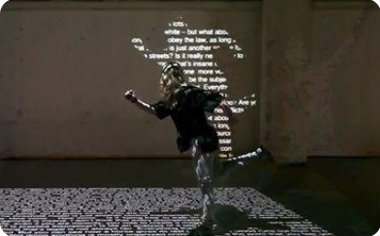 人影粒子墻面互動