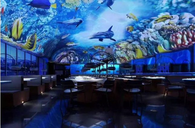 沉浸式光影餐廳