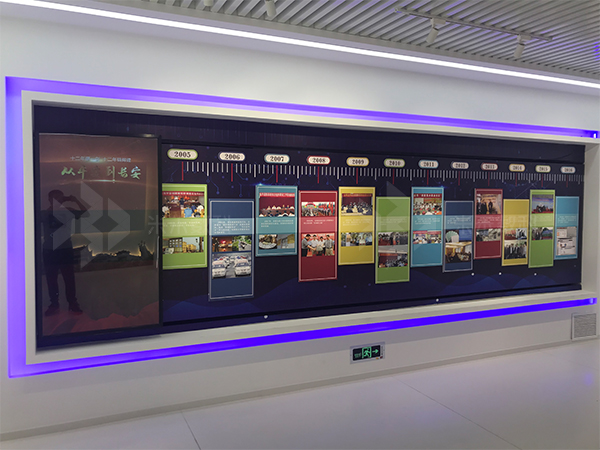 展廳滑軌屏互動展示