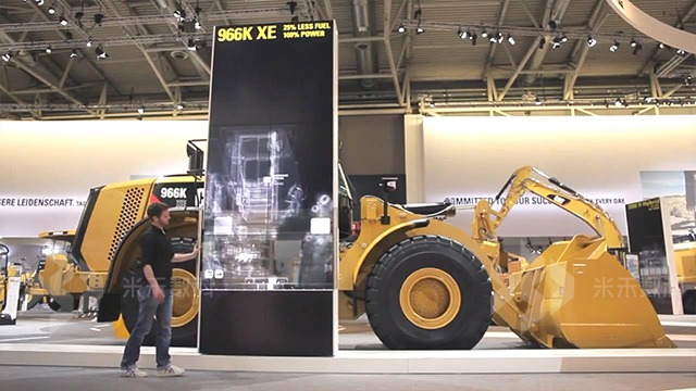 車展透明滑軌屏