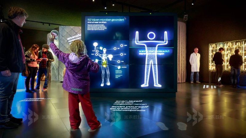 展廳體感交互的應用