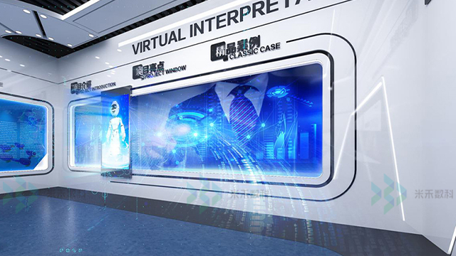 虛擬主持人透明滑軌屏