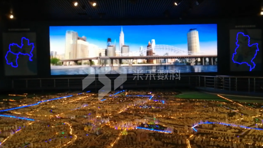 影音播放聯(lián)動型電子沙盤