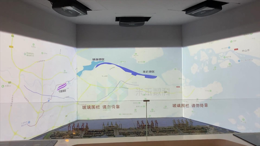 折幕投影電子沙盤展示系統(tǒng)