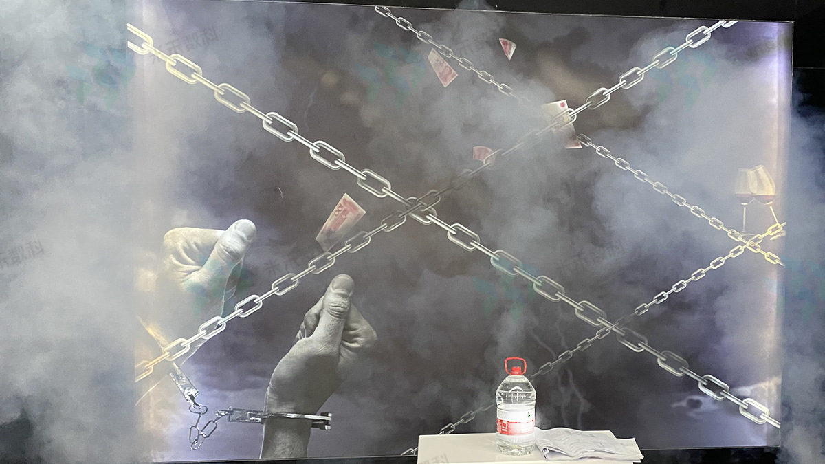 廉政館警鐘長(zhǎng)鳴鐵窗淚創(chuàng)意展示