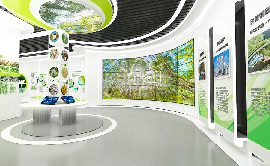 展廳多媒體技術(shù)打造品牌鄉(xiāng)村振興主題館