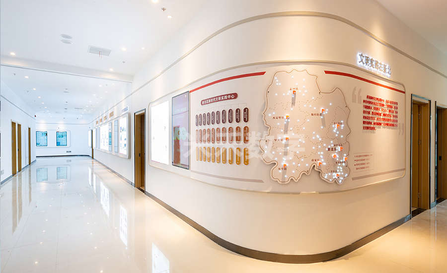 新北區(qū)新時代文明實踐中心展廳多媒體系統(tǒng)集成