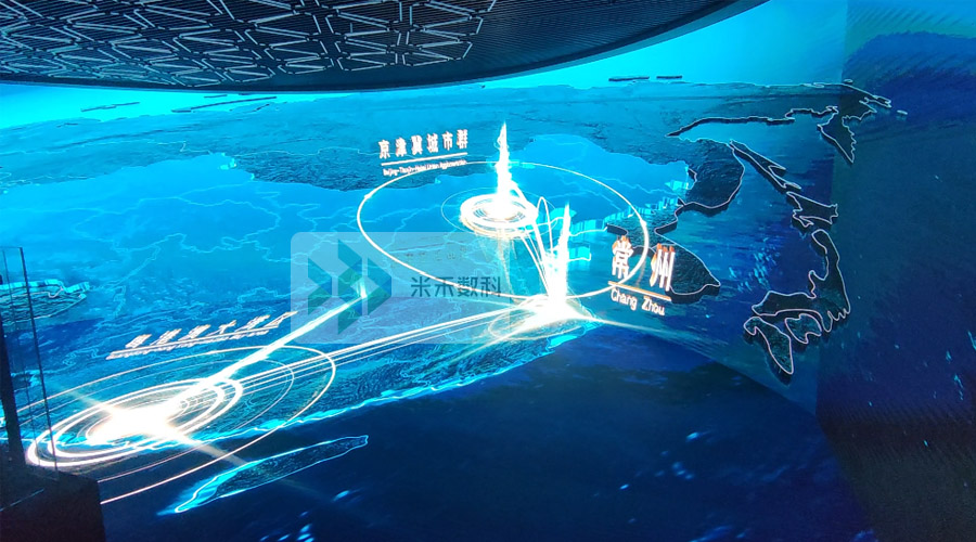 展廳交互式三維電子沙盤